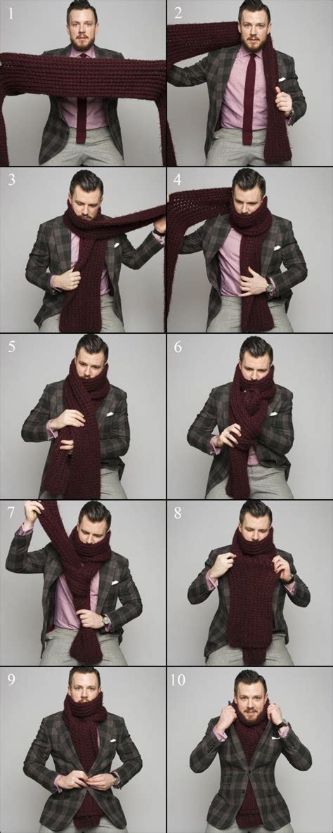 How To Tie A Scarf For Men With Style Styles De Mode Pour Hommes