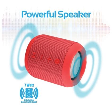 Buy Promate Bluetooth Speaker Red Online Oh311