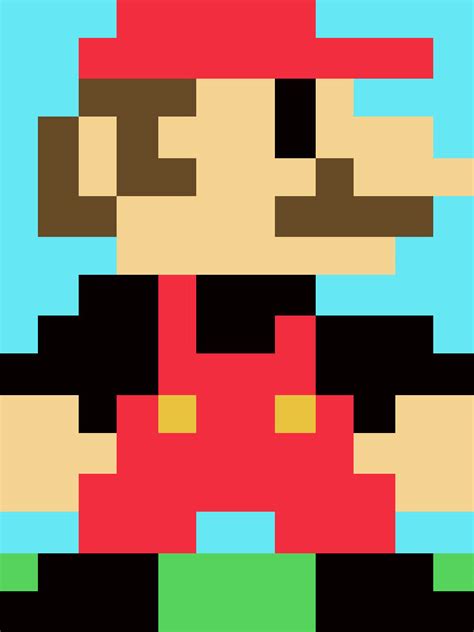 Mario Pixel Art Blogforshapz