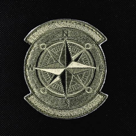 Buy Embroidery Tad Compass Patch Fabric Cloth Military