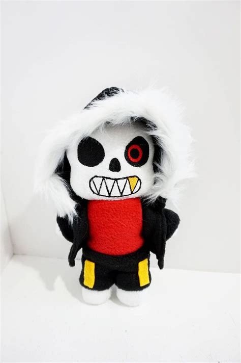 Underfell Sans Plush Inspired By Undertale 9 Inches Tall Etsy Sans
