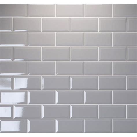 Grey Gloss Square Wall Tiles