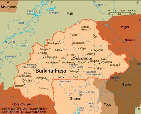 Burkina Faso Atlas Maps And Online Resources