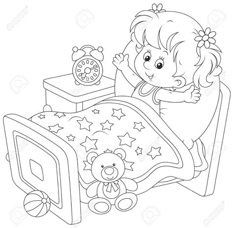 Wake Up Clipart Black And White