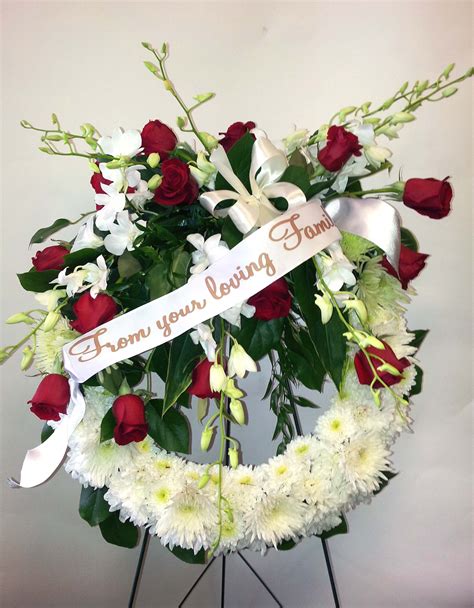 At the time of the shootings, police speculated that the violence was a result of tensions between rival new york city gangs. White & Red Standing spray with ribbon - Funeral Flowers ...