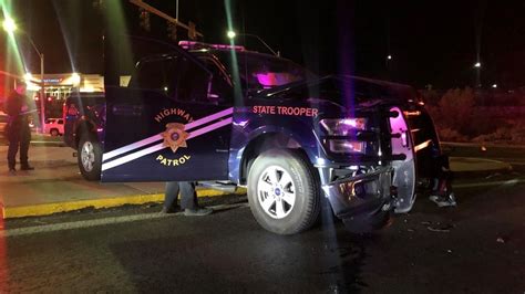 Nhp Trooper And Off Duty Deputy Involved In Vehicle Crash In Sparks