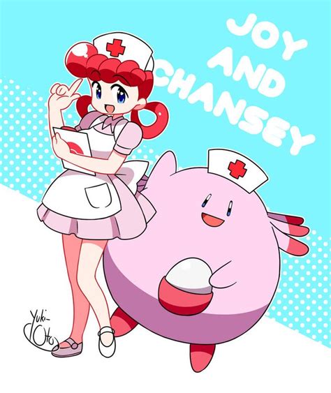 Nurse Joy And Chansey By Yuki Oto On Deviantart Nurse Joy Pokemon
