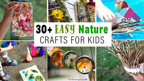 30 Stunning Nature Crafts For Kids Happy Toddler Playtime