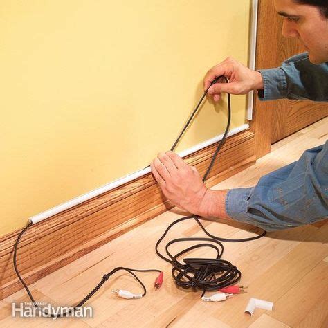 When you're ready to begin, turn off the power and use your stud finder to locate an just bought a house and the speakers are installed and there is a box with wires that are. Electrical Wiring: How to Run Power Anywhere | Home theater rooms, Home repair, Home theater