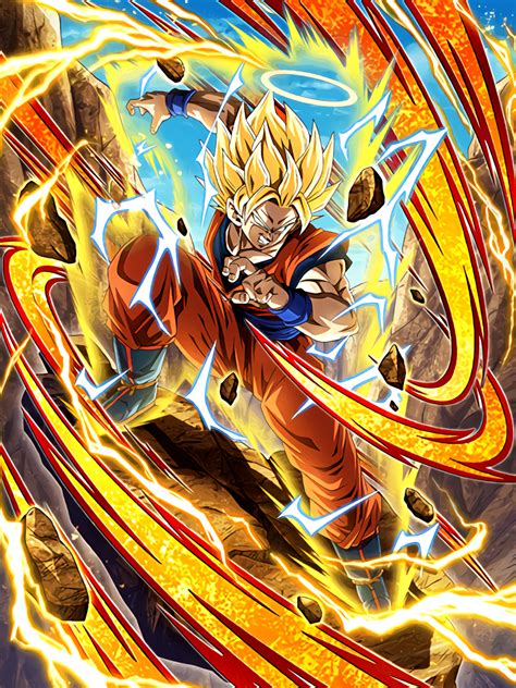 Rousing Fighting Spirit Super Saiyan 2 Goku Angel Dragon Ball Z