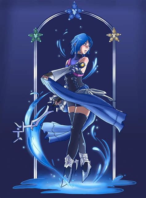 Aqua By Shanalikeanna Kingdom Hearts Wallpaper Kingdom Hearts Fanart Kingdom Hearts Characters