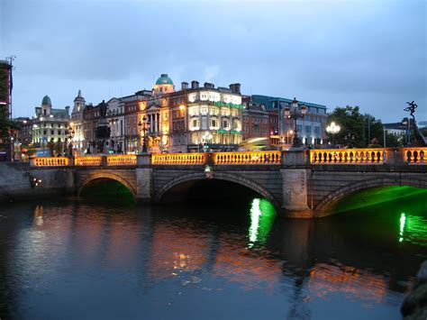 All About The Famous Places Dublin Ireland At Night Beautiful Pictures