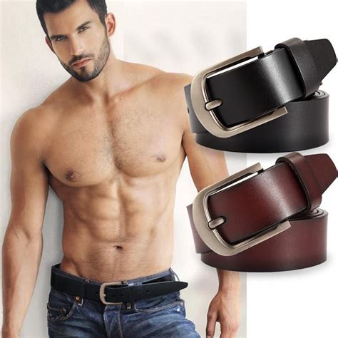 Leather 100 Belt Male Genuine Strap Leather Belts Men Mens Belts