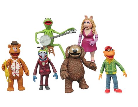 Diamond Select The Muppets Best Of Series 1 Kermit And Miss Piggy Gonzo