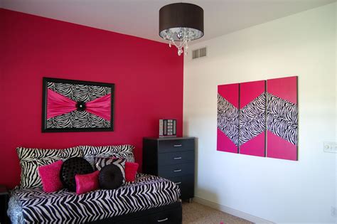zebra and hot pink girls bedroom another angle girly bedroom home decor bedroom bedroom diy