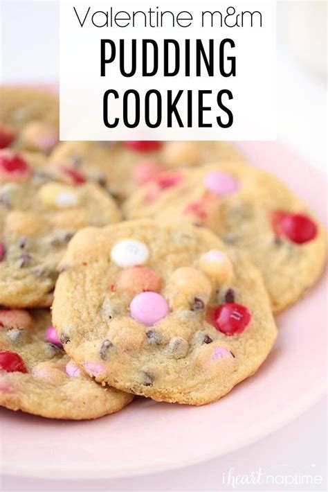 Turn mixer to low speed, and add the eggs one at a time. Valentine M&M pudding cookies | Recipe in 2020 | Easy ...