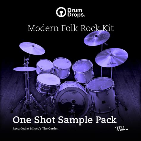 Modern Folk Rock Kit One Shot Sample Pack By Drumdrops Drums