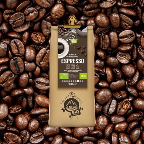 Espresso Bio Bohnen Kaffee 1000g La Natura Lifestyle La Natura