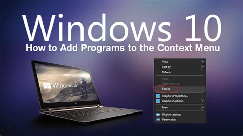 How To Add Programs To The Context Menu On Windows 10 Right Click Menu