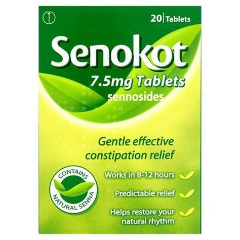 Senokot Senna Constipation Relief 20 Tablets