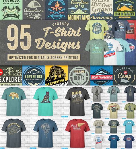 95 T Shirt Designs Mega Bundle Free Download