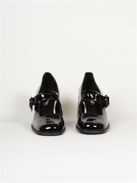 Caren Black Patent Leather Mary Janes Carel Paris Shoes
