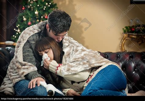 Man Hugging Crying Girlfriend Royalty Free Photo 18261684