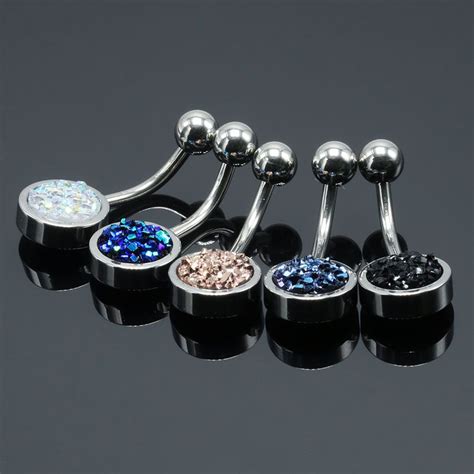 New Sexy Belly Button Rings Navel Piercing Jewelry 14G Surgical Steel