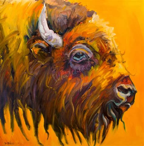 Diane Whitehead Art Out West Not A Painting A Day Artoutwest Bison