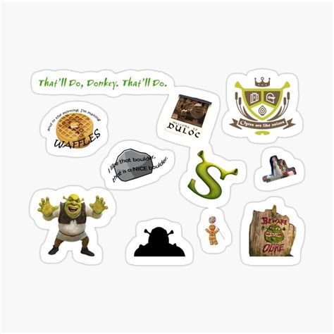 Shrek Pack Sticker