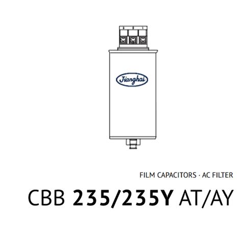 Cbb 235 At Film Capacitor Designed For Ac Filtering And Pfc
