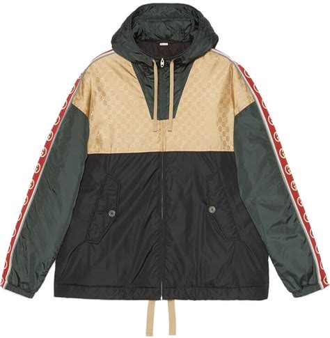 Gucci Gg Jacquard Nylon Jacket Shopstyle
