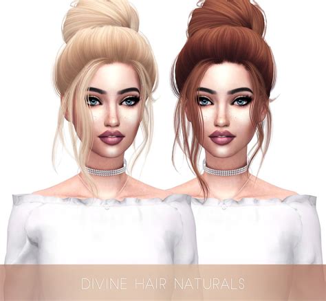 Kenzar Sims4 Divine Hair Naturals 26 Swatches Custom Thumbnail