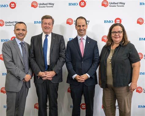 Bmo Commits 10 Million To United Way Ceo Darryl White Brings Together