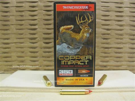 20 Round Box 350 Legend 150 Grain Winchester Copper Impact Lead Free