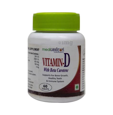 Our best vitamin d supplement is from naturewise and its vitamin d3 with 5,000 iu. Medilexicon Vitamin-D with Beta Carotene Tablet: Buy ...