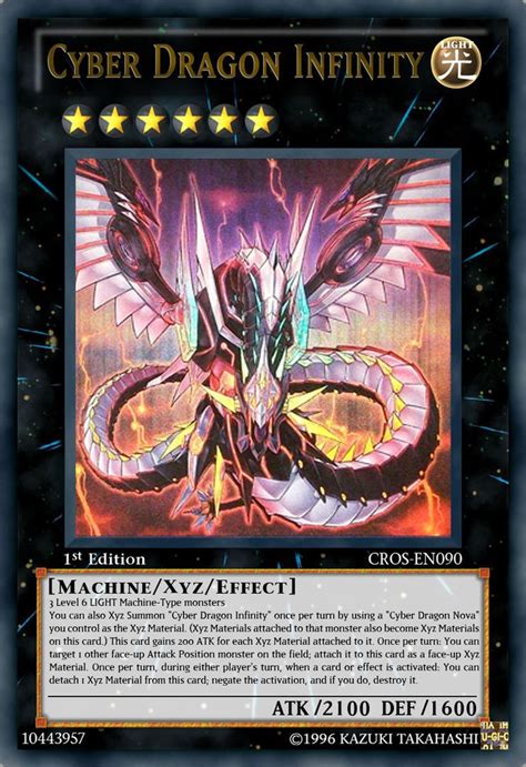 Cyber Dragon Infinity Carta Originales Dragones Yugioh