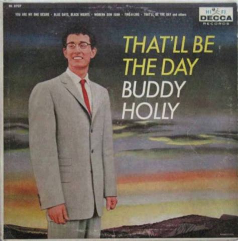 Blue Days Black Nights By Buddy Holly From The Album Thatll Be The Day