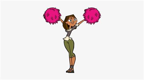 Cheering For The Team Total Drama Courtney Png 353x412 Png Download