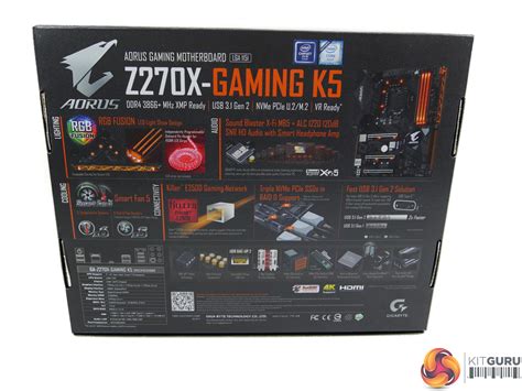Gigabyte Aorus Z270x Gaming K5 Motherboard Review Kitguru Part 2
