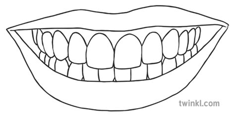 Printable Mouth With Teeth
