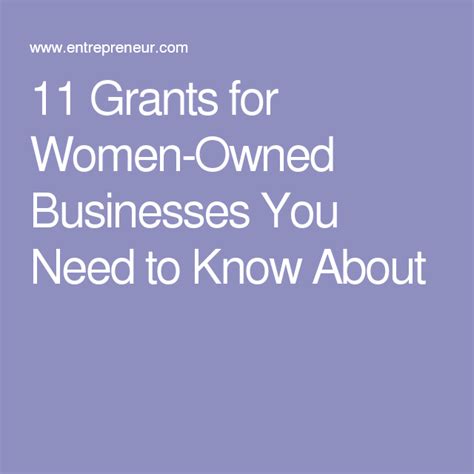 10 Grants You Need To Know About For Your Woman Owned Business Or Organization Small Business