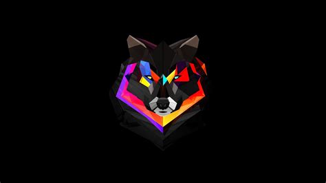 Wolf Black Background Animals Digital Art Wallpapers Hd Desktop
