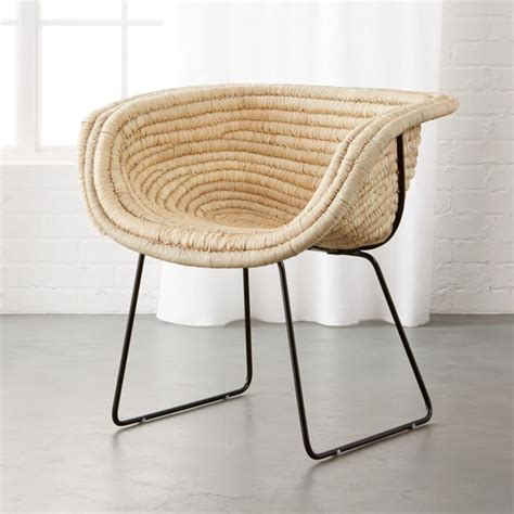 The chair is of a very small size so would be ideal for a child. Natural Basket Chair + Reviews | CB2