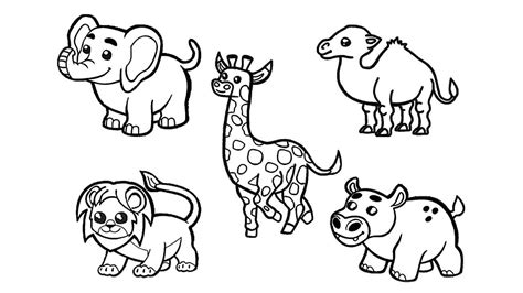 Top 137 Wild Animal Coloring Pages To Print