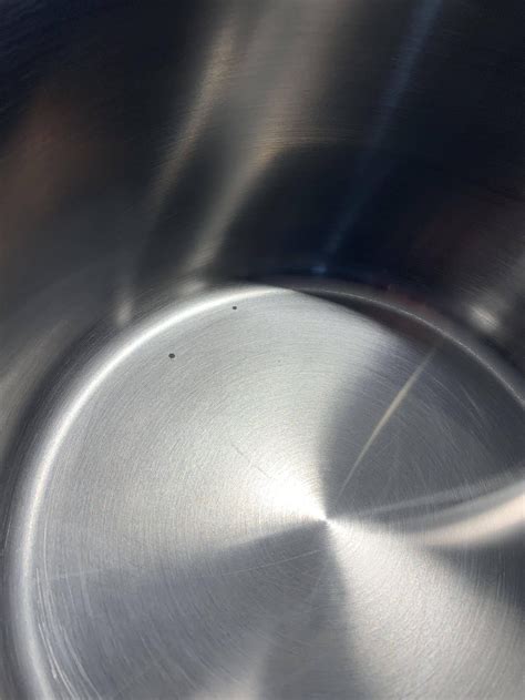 Stainless steel cookware pitting : Cooking