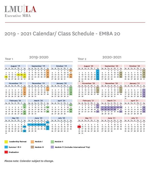 Lmu Academic Calendar Qualads