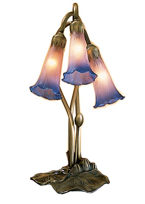 Meyda 14670 Pond Lily Pinkblue Accent Lamp