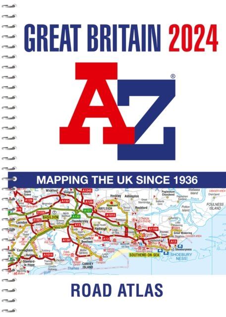 A Z Maps · Great Britain A Z Super Scale Road Atlas 2023 A3 Spiral