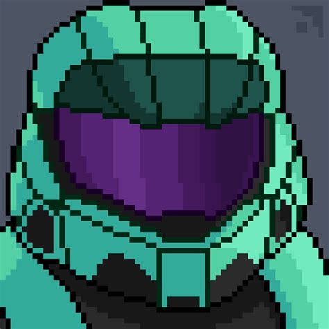 Pixel Halo Helmet Thing By Brianmolinet On Newgrounds